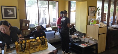 Setting up disaster emergency kits