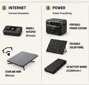 Internet and power image